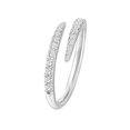 thumbnail image 1 of Jewelry On Clearance Ladies Fashion Open Diamond Fashion Jewelry Silver, 1 of 3