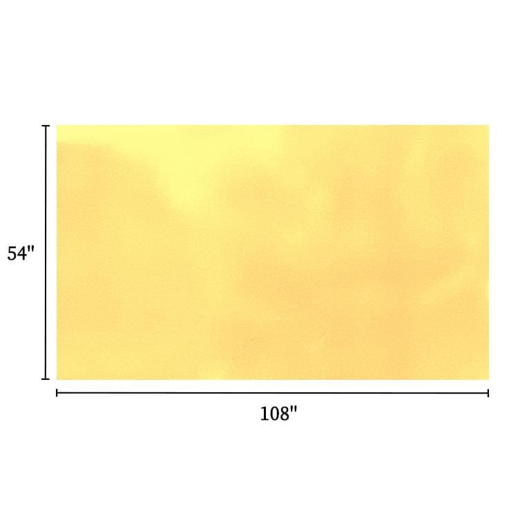 Gold tablecloth