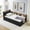 Black+Velvet+Foam, variant on LHYY Twin Size Upholstery Velvet Day Bed with Storage Headboard and Wireless Charging,Multi-functional Daybed with Two Storage Drawers & LED Lights,Black