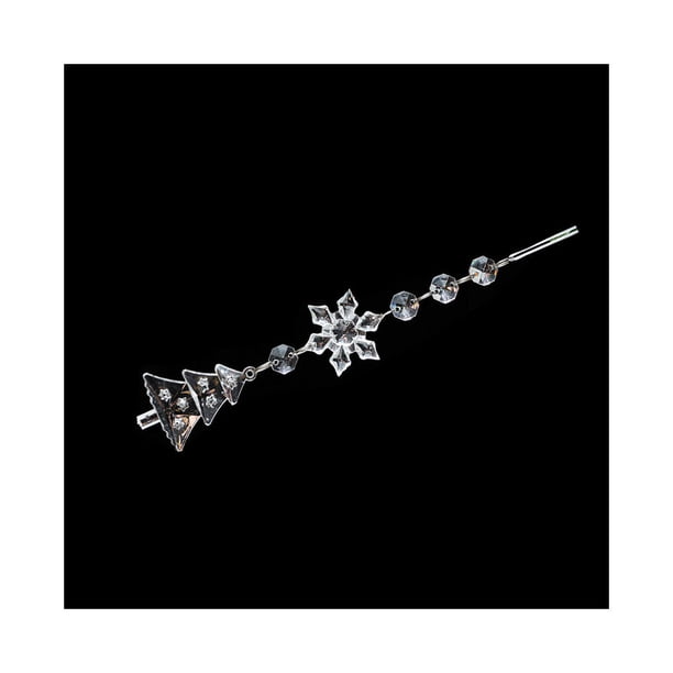 Adorno colgante brillante Yuarrent Árbol de Navidad Acrílico Copo de nieve artificial Fiesta decorativa para oficina Tipo HA073773-02