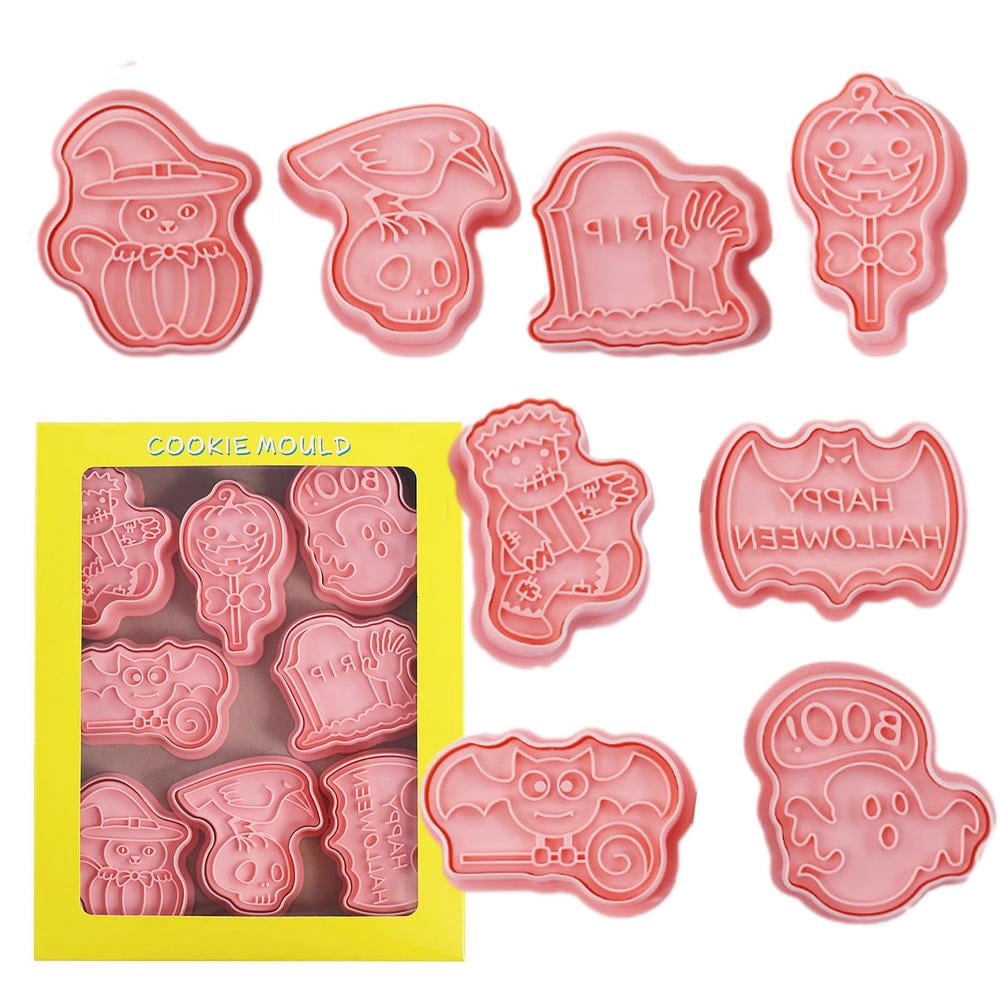 BESTHUA Halloween Cookie Cutters Set 8 PCS Pumpkin Cookie Cutters for