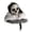 White, variant on Black Scary Skull Head Hanging Halloween Ghost Prop Decor, Spooky Outdoor Yard Tree And Haunted House Chilling Ambiance, Weather Resistant Tear Proof Fabric For Trick Or Treat Guests