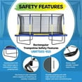 thumbnail image 5 of Upper Bounce 9x15 FT Easy Assemble Rectangle Trampoline with Enclosure – Durable Trampoline for Kids, Toddlers, and Adults – Indoor Trampoline and Outdoor Rectangle Trampoline for Fun and Fitness, 5 of 6