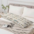 thumbnail image 6 of Beige Birds Body Pillow Cover 20 x 54 Inch Decorative Pillow Cover Funny Cute Snowflake Wire Sparrow Rustic Lumbar Pillowcase Seasonal Rectangle Cushion Case for Couch Sofa Bed Living Room, 6 of 9