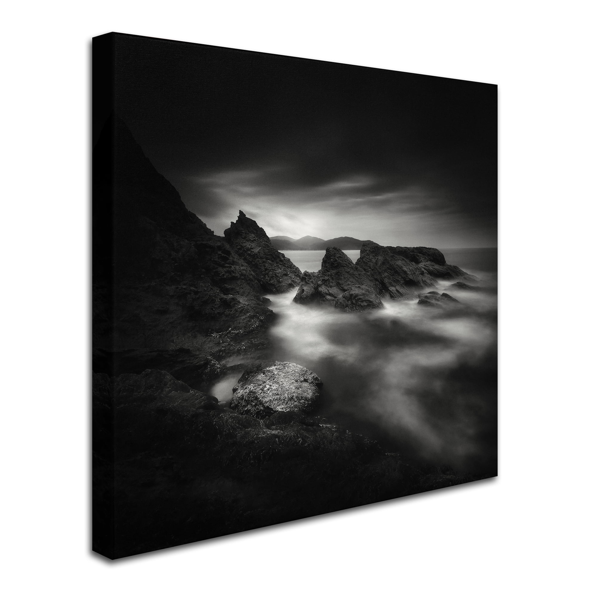 Trademark Fine Art 'Cliffs And Clouds' Canvas Art by Yucel Basoglu