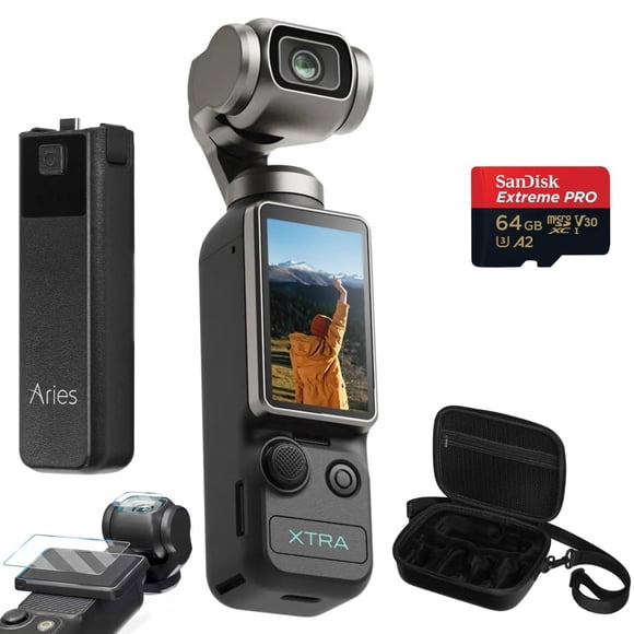 Cámara de acción Xtra Edge Muse 4K paquete con 64 GB y cargador