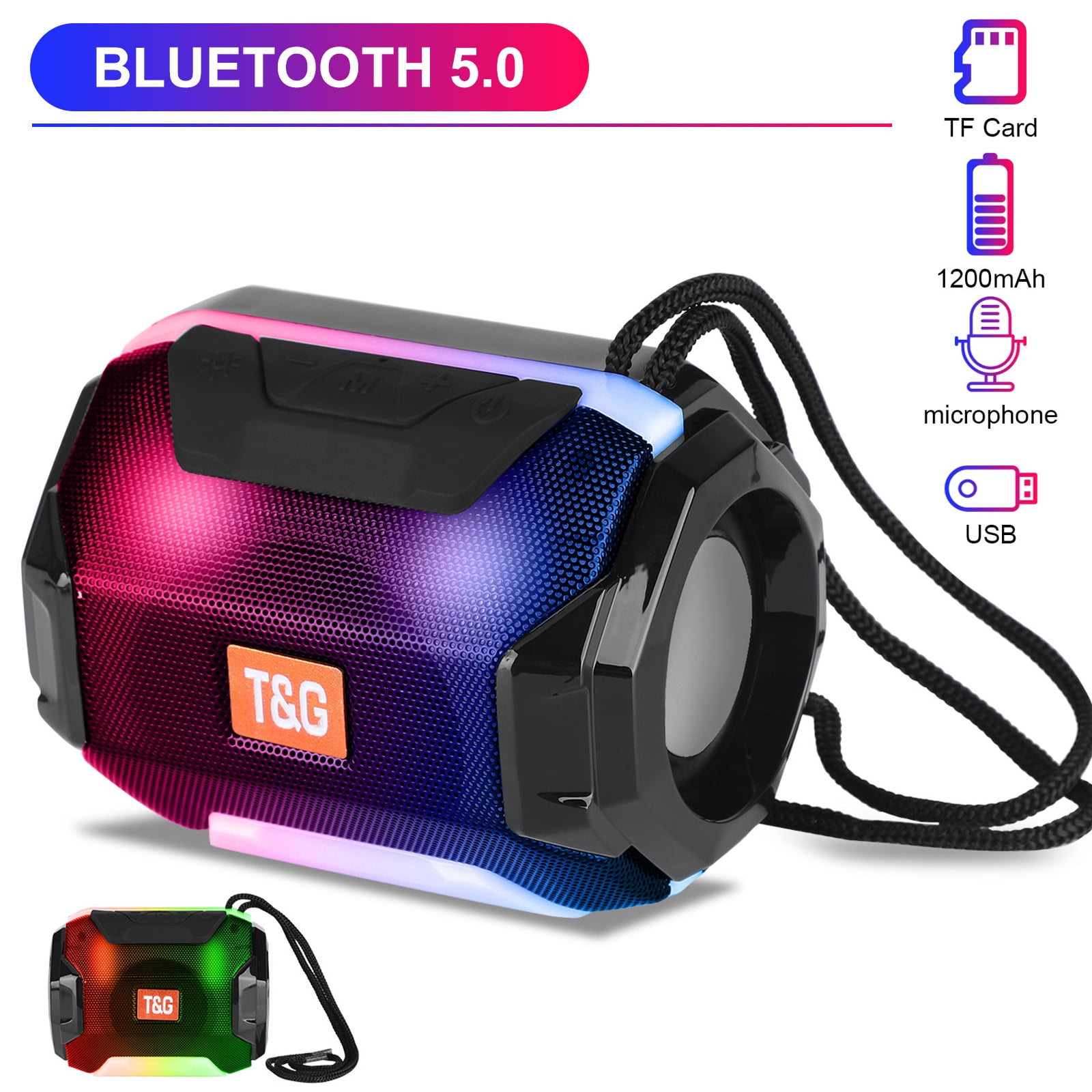 light up bluetooth speaker walmart