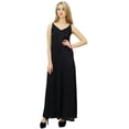 thumbnail image 1 of Bimba Women's Solid Spaghetti Strap Maxi Dress for Summer Beach Wear Sundress, 1 of 9