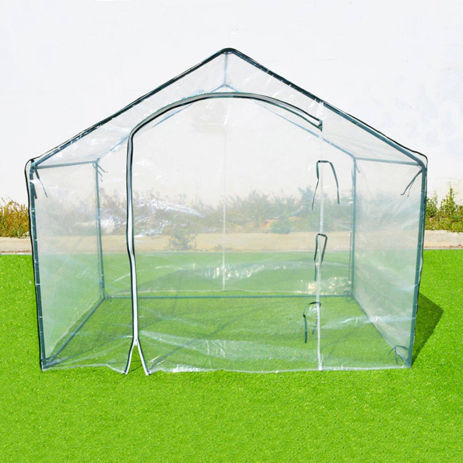 Sunrise Umbrella Outdoor Plant Gardening 3.5L x 5.9W x 5H ft. Mini Greenhouse