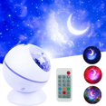 thumbnail image 2 of Lámpara de noche Mini universo que brilla en la oscuridad Luz Ehuebsd de proyección DE ESTRELLAS controlada por voz, 2 of 9