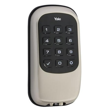 Yale B1L Lock Push Button with Z-Wave, Works with Amazon Alexa via (Best Smart Lock For Alexa)