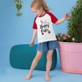 thumbnail image 4 of RXIRUCGD 2025 Vêtements d'Été pour Enfants Tout-Petits Garçons Filles Mode Mignon Col Rond Imprimé Manches Courtes Haut, 4 of 6