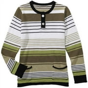 White Stag - Women's Stripe Henley Sweater