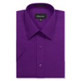 thumbnail image 1 of Allsense Chemise Habillée pour Hommes, Coupe Régulière, Manches Courtes Formelles, Col 21.5 Pouces, 5TG, 1 of 4