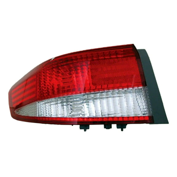 KAI New Economy Replacement Driver Side Outer Tail Light Lens And Housing, Fits 2003-2004 Honda Accord Sedan