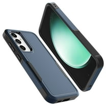 For Samsung Galaxy S23 FE 5G Phone Case, Ebizware Dual Layer Shockproof Case [Military Grade Drop Tested] Heavy Duty Full Body Protective Cover for Galaxy S23 FE 5G -Blue