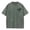 349#Army Green, variant on Soft Washed Cotton Mens Oversized Crew T-Shirt Retro Palm Tree Sunset Print Short Sleeve Daily Summer Beach Tees Army Green M