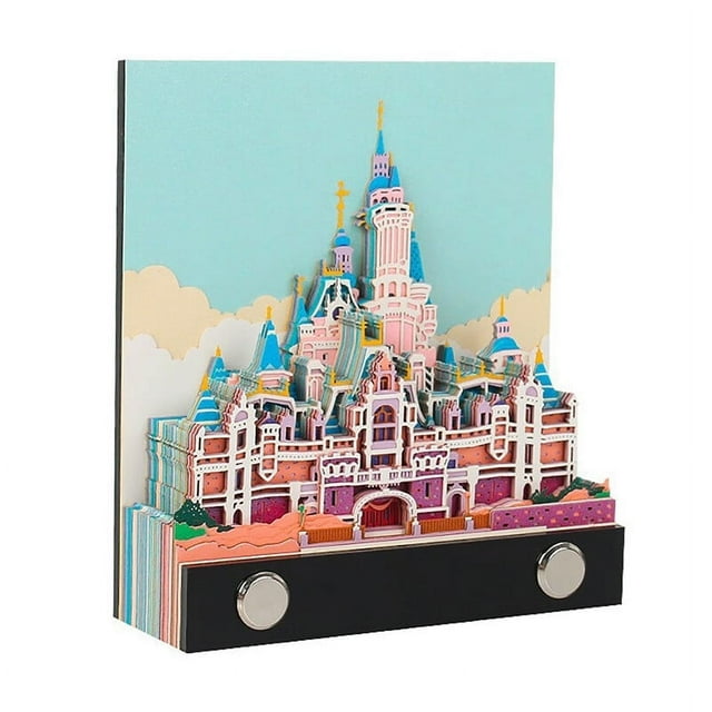 Desk Calendar With LED Lights 2024 Calendar Memo Pad Creative Desk Calendar