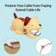 thumbnail image 3 of Paquete de 6 lindos protectores de cables de animales, varios accesorios de cables para masticar cables de animales, protectores de cables de teléfono, incluidos tigre/cerdo/oso polar/tiburón/panda/g, 3 of 5