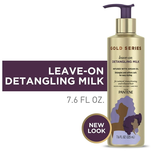 Gold Series from Pantene LeaveOn Detangling Milk, 7.6 fl oz Walmart