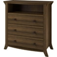 thumbnail image 3 of Oakridge 3 Drawer Media Dresser, Brown Oak, 3 of 8