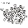 thumbnail image 3 of Unique Bargains Écrous Auto-Fermants, Écrou Rivet en Acier Inoxydable 6-32x0.11 Pouces Tête Ronde Attache de Montage en Métal 100 Pcs, 3 of 5