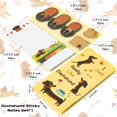 thumbnail image 2 of 550 Sheets Dachshund Sticky Notes Set Cartoon Dog Bundle Notes Writeable Sticky Notes Self-Adhesive Sticky Notes Back to School Accessories Gifts for Teachers Students Students, 2 of 5