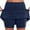 216# Navy, variant on YDDIAN Women's Swim Skirt Shorts Bottoms High Waisted Athletic Skirt Sun Skirted Skorts Army Green XL
