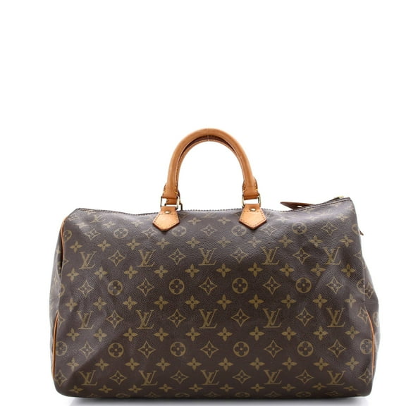 Pre-Owned Speedy Handbag Monogram Canvas 40 By Rebag