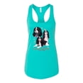 thumbnail image 2 of If It's Not a Cavalier King Charles Spaniel It's Just a Dog Gift | Womens Dog Lover Jersey Racerback Tank Top, Tahiti Blue, Large, 2 of 3