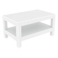 thumbnail image 1 of Table Basse Rectangulaire de Patio Monaco Blanche, 1 of 3