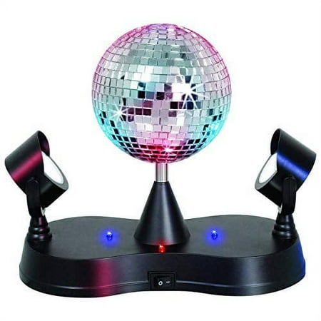 mirror disco ball led strobe light - 5 inch -energy saving- for parties  edm  dance  clubs  dj set  birthdays  celebrations  etc. - kidsco