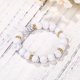 thumbnail image 1 of Pulsera de ocho planetas con piedra de estrella de la guarda y polvo esmerilado, pulsera de cuentas de cebra, joyería europea y americana, 1 of 6