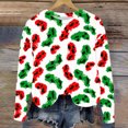 thumbnail image 6 of CLOISE White Christmas Hoodie Kids Girls Boys Toddler Long Sleeve Hooded Sweatshirt Tops Leopard Print Casual Fashion Fall Winter Clothes 1-12T, 6 of 8