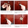 thumbnail image 5 of Kritne Home Security Optical Glass 220 Degree Wide Angle Peephole Door Scope Viewer, Home Security Peephole, Wide Angle Peephole, 5 of 7