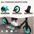 thumbnail image 4 of UPGO Trottinette pour Ados, Enfants et Adultes, Max 240 Lb, Pliable, Roues de 8 Pouces, 4 Niveaux Réglables, Aqua, 4 of 7