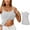 Grey, variant on Women's Seamless Built-In Bra Strap Vest with Removable Chest Pads and Inner Tube Top
