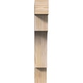 thumbnail image 2 of Ekena Millwork 3 1/2"W x 18"D x 22"H Westlake Block Smooth Bracket, Douglas Fir, 2 of 25