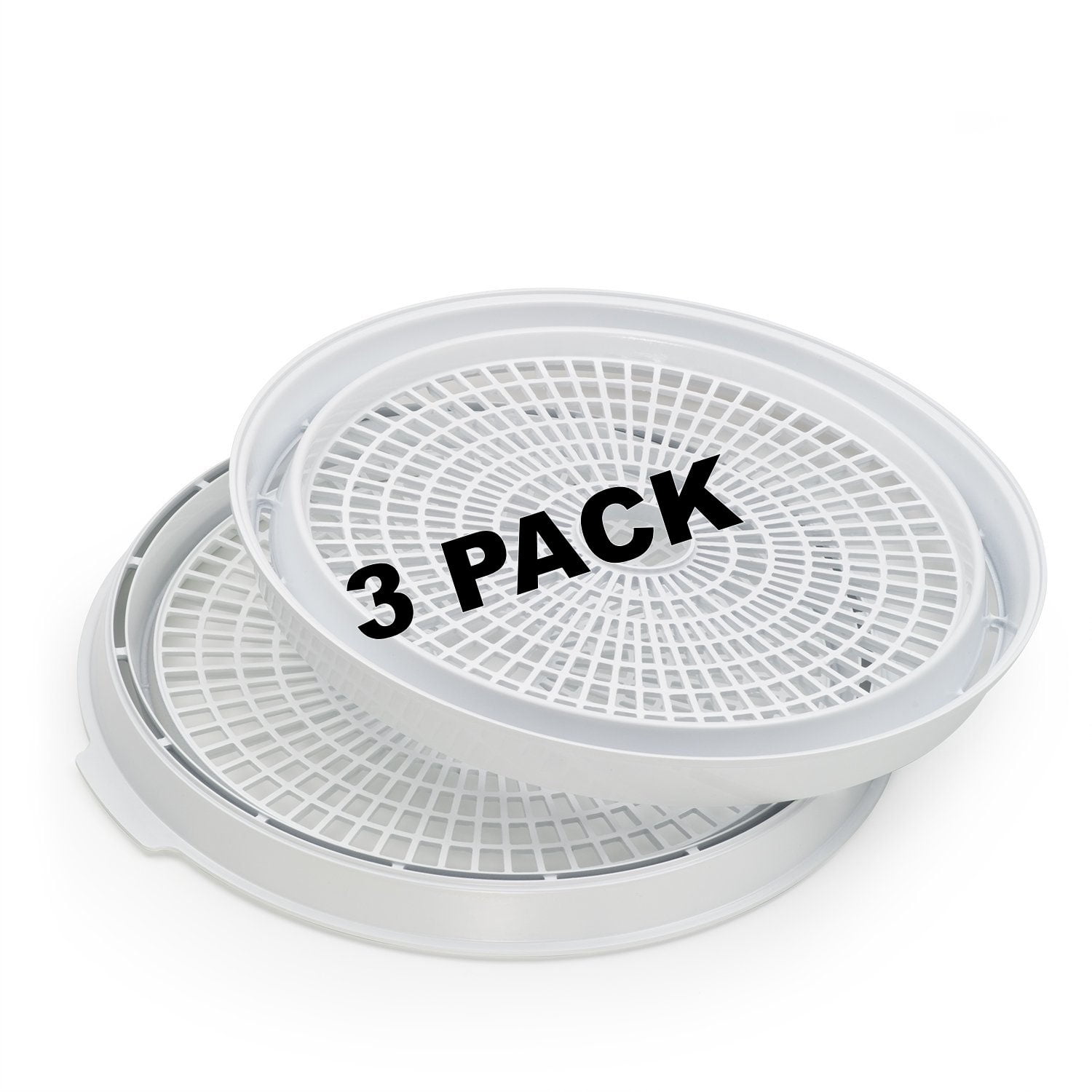 3 Pk, Presto AddOn 2 Pack Nesting Trays For Dehydro Food Dehydrators