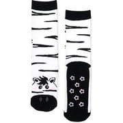 Women's Zebra Slipper Socks