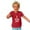 Red, variant on Wavsuf Kids T-Shirts for Boys Printed Crew Neck Casual Summer Yellow Shirts Size 3-4 Years