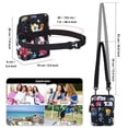 thumbnail image 3 of HAWEE Multifunction Phone Bag One Shoulder Phone Waist Bag Diagonal Cross Bag Smart Phone Case Outdoor Bag Triple Zip Hipster, 3 of 6