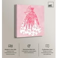 thumbnail image 2 of Pink Dress and Bow Canvas Fashion Prints by Art Remedy, Gallery Wrapped, 10" x 15", 2 of 7