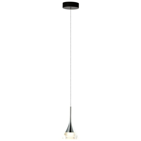VONN Amalfi 4.75" ETL Certified Integrated LED Aluminum Pendant -Polished Chrome