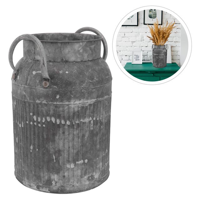 unbranded 1Ud Balde Vintage Para Plantas En Metal Con Estilo Clásico Y Uso Para