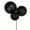 Black, variant on Vickerman 18" Burnish Orange Ball Ornament Christmas Pick, Pack of 2