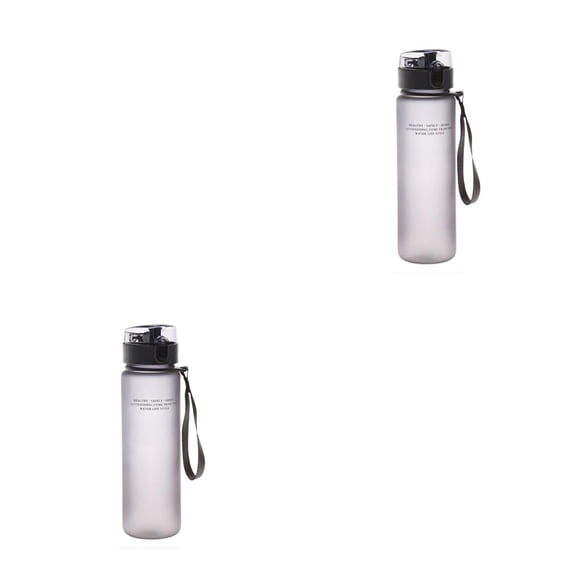 Naiovety Taza de agua de 560ml, taza de leche de jugo de cuerda para exteriores anticaída de gran capacidad, tazas esmeriladas escolares a Type3 NO3
