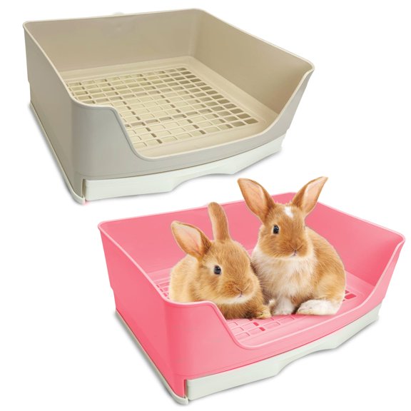 Bandeja de arena con forma de conejo kathson, 41 x 30 x 16 cm, 2 unidades