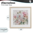 thumbnail image 4 of Stupell Industries Farmhouse Romantic Pastel Blossoms Birch Framed Print Under Glass, 13 x 13, by Carol Robinson, 4 of 8