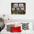 thumbnail image 5 of Nawypu Farmhouse Chicken Wall Decor Rustic Rooster Pictures Wall Art God Says You Are Canvas Print Painting Modern Home Framed Artwork For Living Room Bathroom Bedroom, 5 of 5